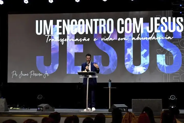 Pregação com o tema “Um encontro com Jesus”